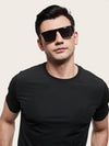 Men's Black Square - SunglassesMart