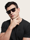 Men's Black Square - SunglassesMart