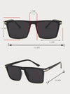 Men's Black Square - SunglassesMart