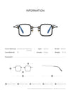 Mini Square Shape Design Spectacle Frame - SunglassesMart