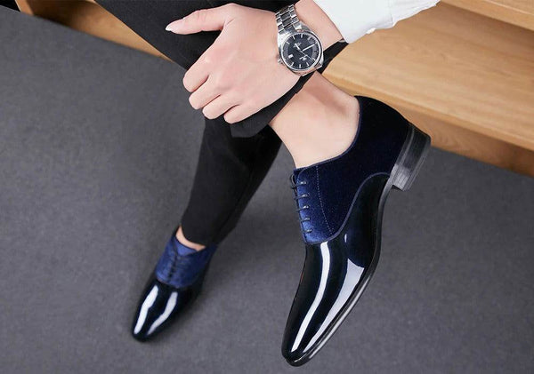 New Men Anti Wrinkle Lace-up Suede Shoes - SunglassesMart