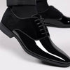 New Men Anti Wrinkle Lace-up Suede Shoes - SunglassesMart