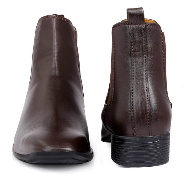 New Men's Stylish Formal and Casual Wear British Chelsea Ankle Boots - SunglassesMart