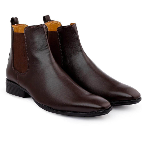 New Men's Stylish Formal and Casual Wear British Chelsea Ankle Boots - SunglassesMart