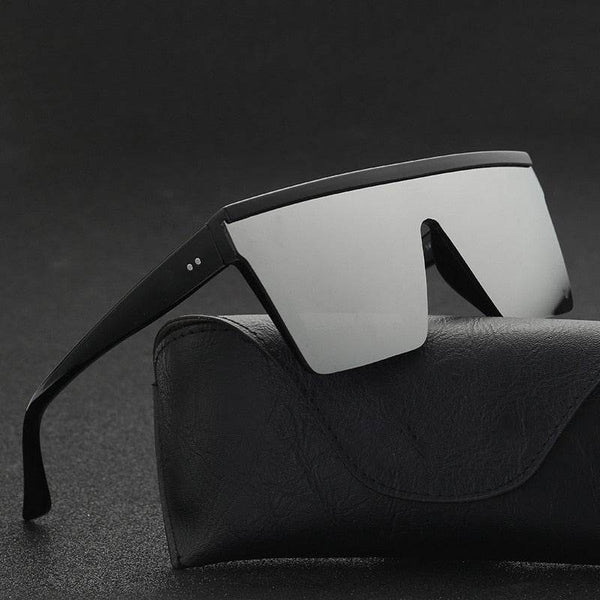Oversized Square Sunglasses - Vintage Big Frame - SunglassesMart