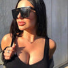 Oversized Square Sunglasses - Vintage Big Frame - SunglassesMart
