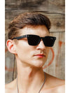 Fashion Black Square Sunglasses - SunglassesMart