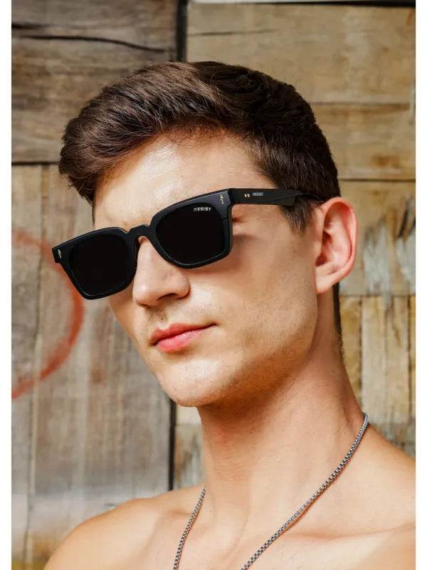 Fashion Black Square Sunglasses - SunglassesMart