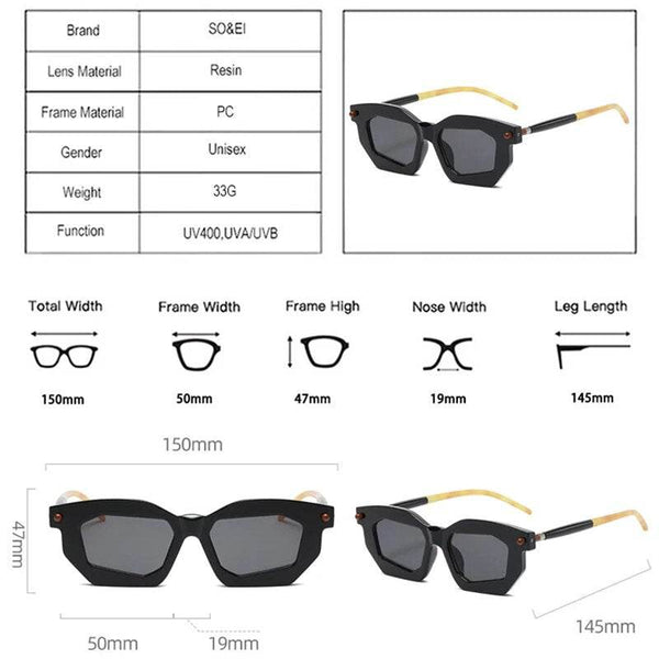Retro Double Beam Sunglasses - Fashion Statement - SunglassesMart