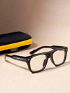 Steven Black Wayfarer Eyeglass - SunglassesMart