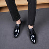 Shiny Black Antiwrinkle Shoes - SunglassesMart