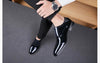 Shiny Black Antiwrinkle Shoes - SunglassesMart