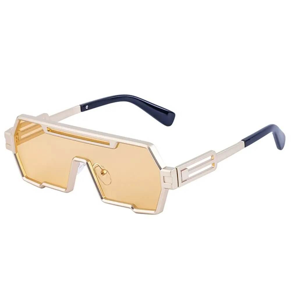 Square Vintage Punk Fashion Glasses Retro - SunglassesMart