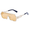 Square Vintage Punk Fashion Glasses Retro - SunglassesMart