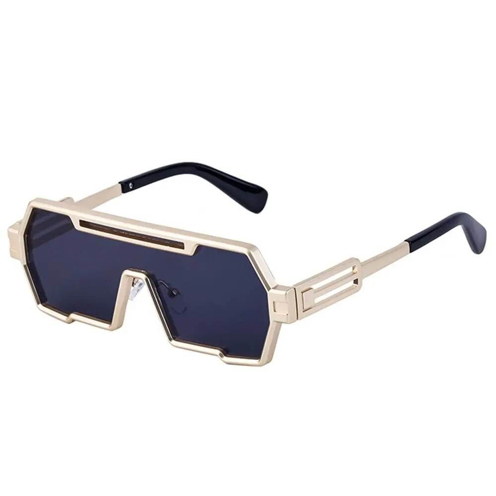 Square Vintage Punk Fashion Glasses Retro - SunglassesMart