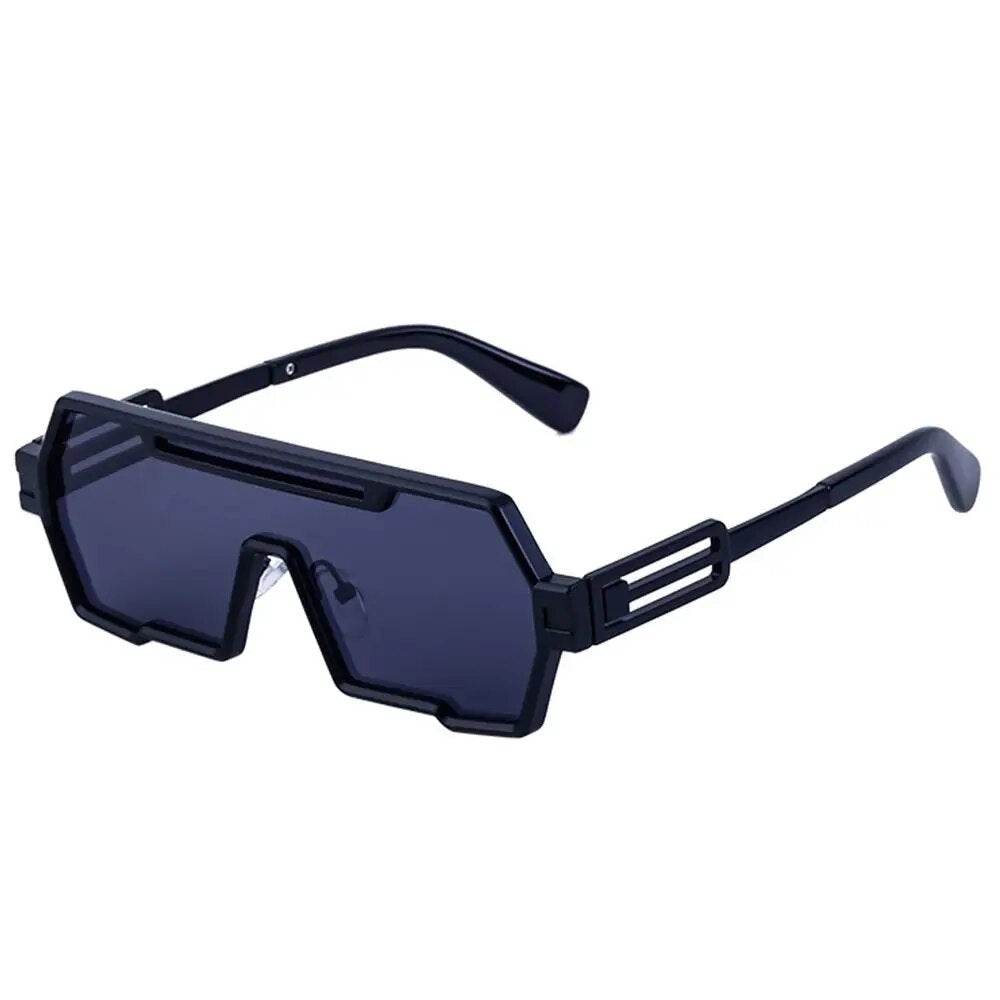 Square Vintage Punk Fashion Glasses Retro - SunglassesMart