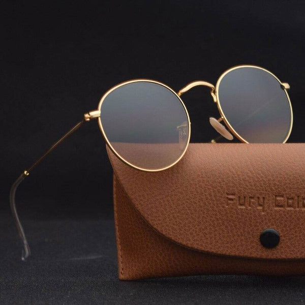 Steampunk Vintage Round Sunglasses - SunglassesMart