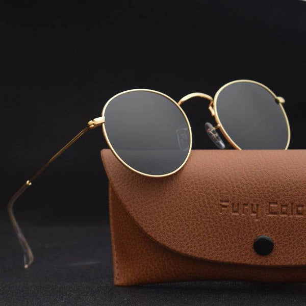 Steampunk Vintage Round Sunglasses - SunglassesMart