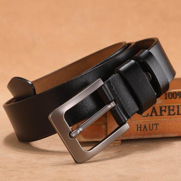 Stylish Genuine Leather Men's Leisure Belt Retro Pin Buckle Formal and Casual Wear- SunglassesMart - SunglassesMart
