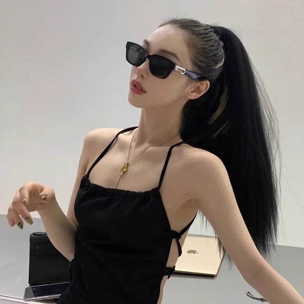 The Flamingo Black Sunglasses - SunglassesMart