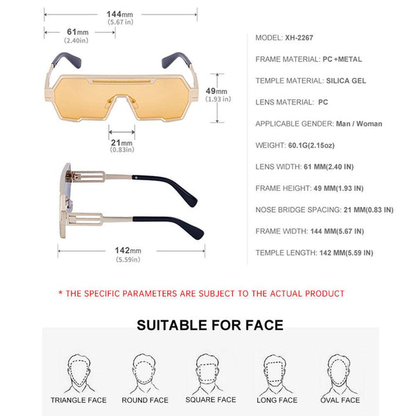 The Martin Square Sunglasses - SunglassesMart