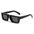 The hip hop rectangle sunglasses - SunglassesMart