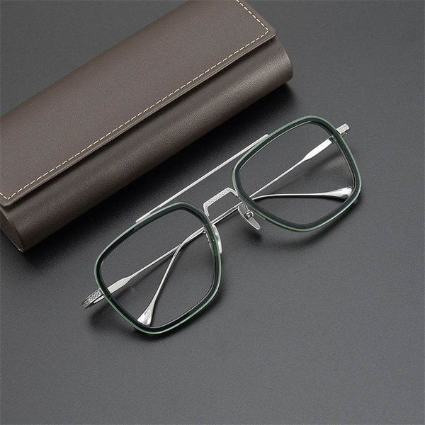 Tony Stark Inspired Square Eyeglasses - SunglassesMart