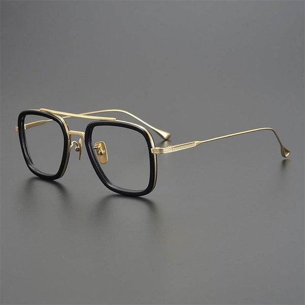 Tony Stark Inspired Square Eyeglasses - SunglassesMart
