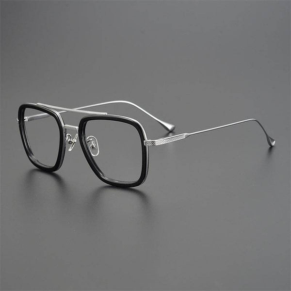 Tony Stark Inspired Square Eyeglasses - SunglassesMart