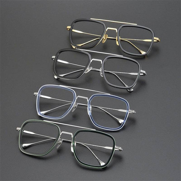 Tony Stark Inspired Square Eyeglasses - SunglassesMart