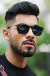Unisex Black Wayfarer UV Protected Sunglass - SunglassesMart
