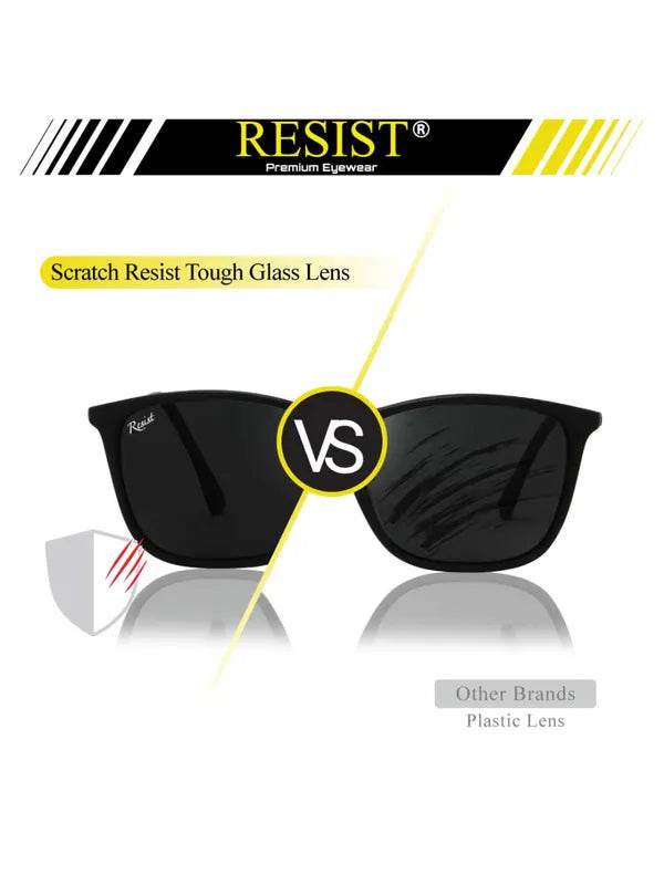 Unisex Black Wayfarer UV Protected Sunglass - SunglassesMart
