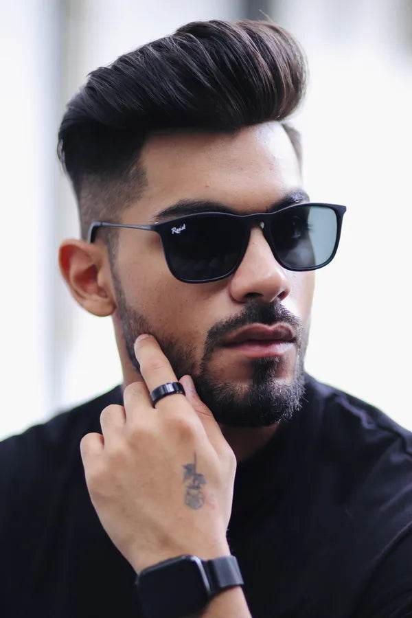 Unisex Black Wayfarer UV Protected Sunglass - SunglassesMart