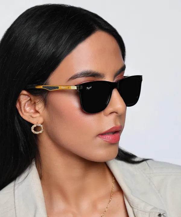 Unisex Wayfarer Black Sunglass - SunglassesMart
