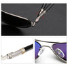 Vintage Black Pilot Sunglasses - SunglassesMart