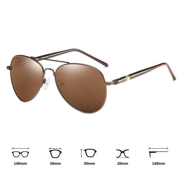 Vintage Black Pilot Sunglasses - SunglassesMart