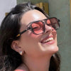 Vintage Double Bridge Sunglasses - Unisex Fashion Square Gradient Sun Glasses - SunglassesMart