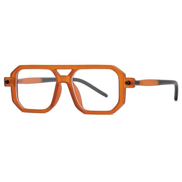 Vintage Double Bridge Sunglasses - Unisex Fashion Square Gradient Sun Glasses - SunglassesMart
