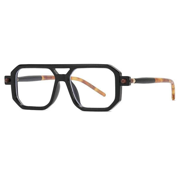 Vintage Double Bridge Sunglasses - Unisex Fashion Square Gradient Sun Glasses - SunglassesMart