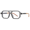 Vintage Double Bridge Sunglasses - Unisex Fashion Square Gradient Sun Glasses - SunglassesMart