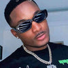 Vintage Rectangle Black Sunglasses - SunglassesMart