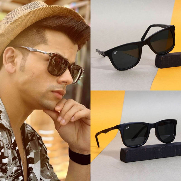 The wayfarer black - SunglassesMart