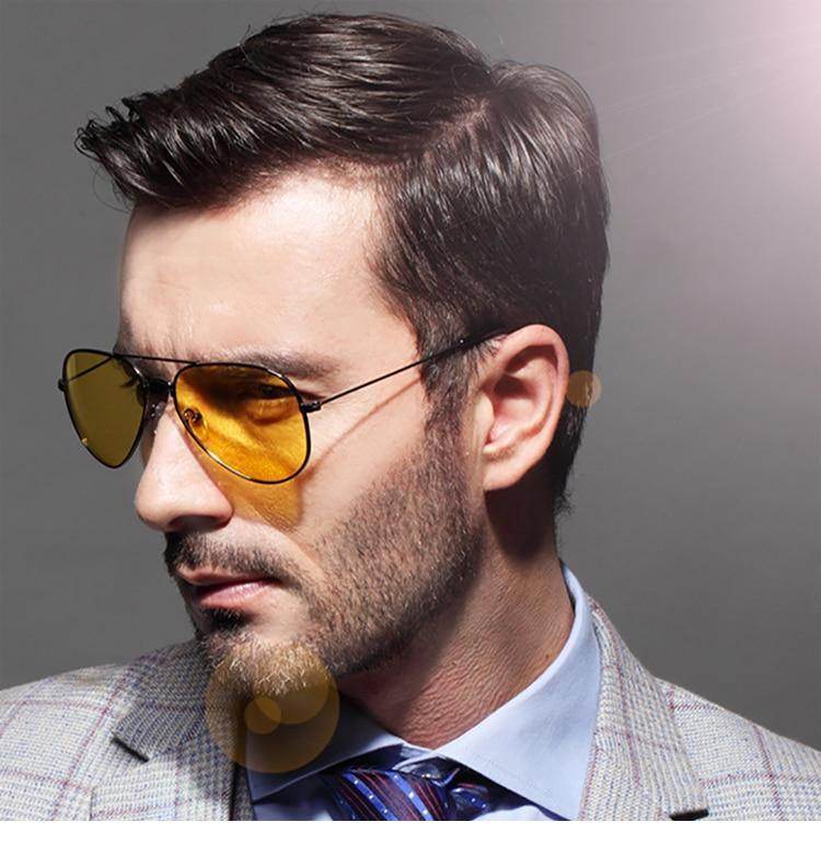 Yellow Candy Night Vision Aviator Sunglasses For Men And Women - SunglassesMart