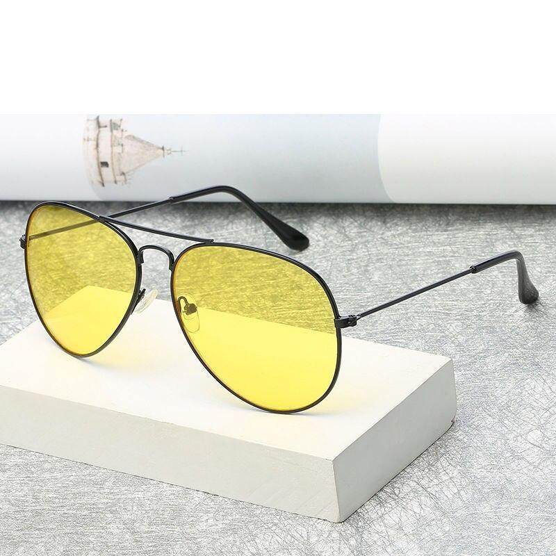 Yellow Candy Night Vision Aviator Sunglasses For Men And Women - SunglassesMart