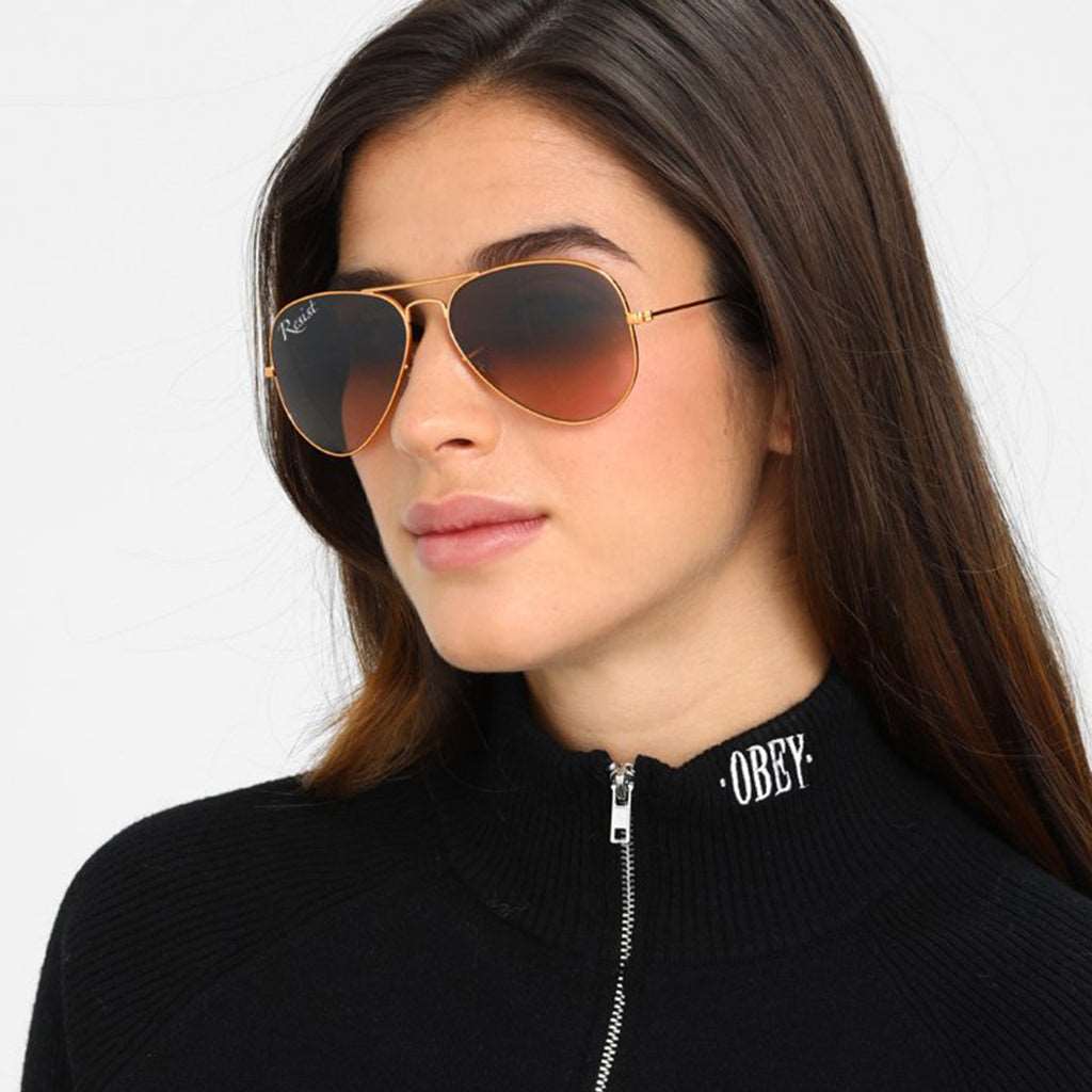 Buy Designer Brown Gradient aviator Sunglasses For Men-SunglassesMart