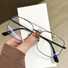 Stylish Square Frame Glasses Unisex Anti-Blue Light Spectacles - SunglassesMart