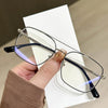 Stylish Square Frame Glasses Unisex Anti-Blue Light Spectacles - SunglassesMart