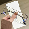 Stylish Square Frame Glasses Unisex Anti-Blue Light Spectacles - SunglassesMart
