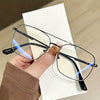 Stylish Square Frame Glasses Unisex Anti-Blue Light Spectacles - SunglassesMart