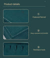 New Green 3-Layer Flannel Jewelry Organizer Box - SunglassesMart